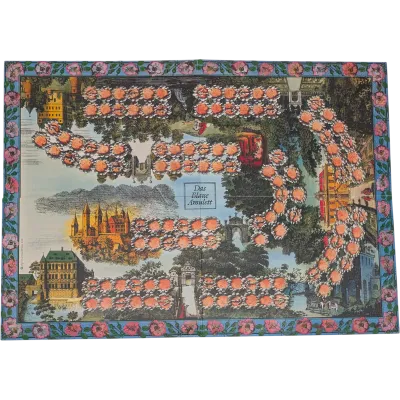 Spielplan Spielbrett Das blaue Amulett