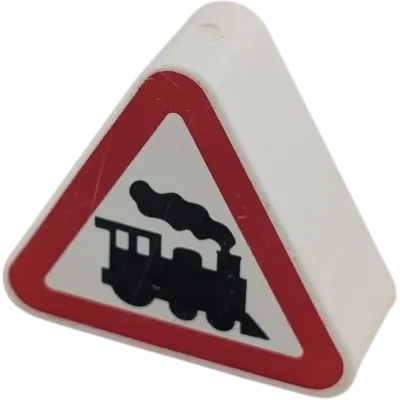 Lego Duplo 42025 Schild Eisenbahn Zug Rot-Weiß Dreieck mit Zug