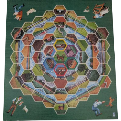 Spielplan Spielbrett FX Schmid Bauernschlau
