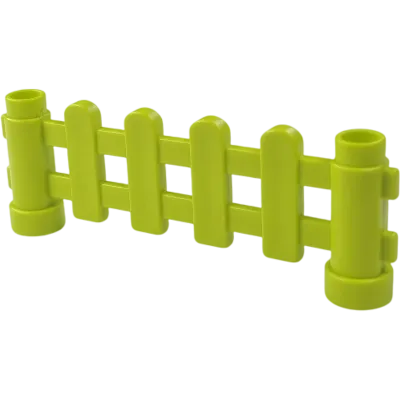 Lego Duplo Zaun Jägerzaun Hellgrün