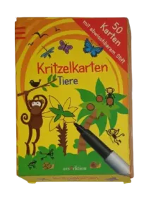 ars Edition Kritzelkarten Tiere