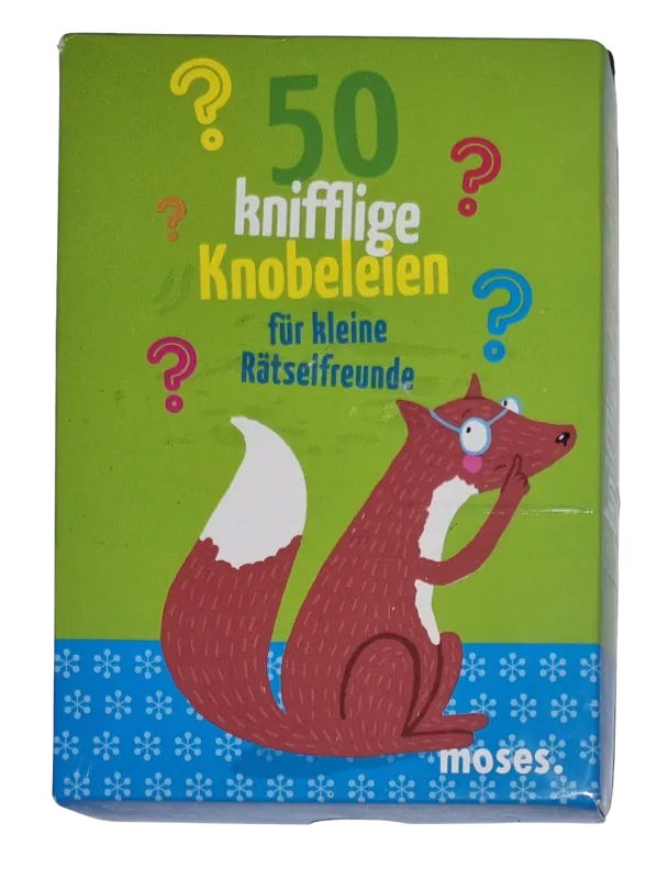 Moses 50 knifflige Knobeleien für kleine Rätselfreunde 