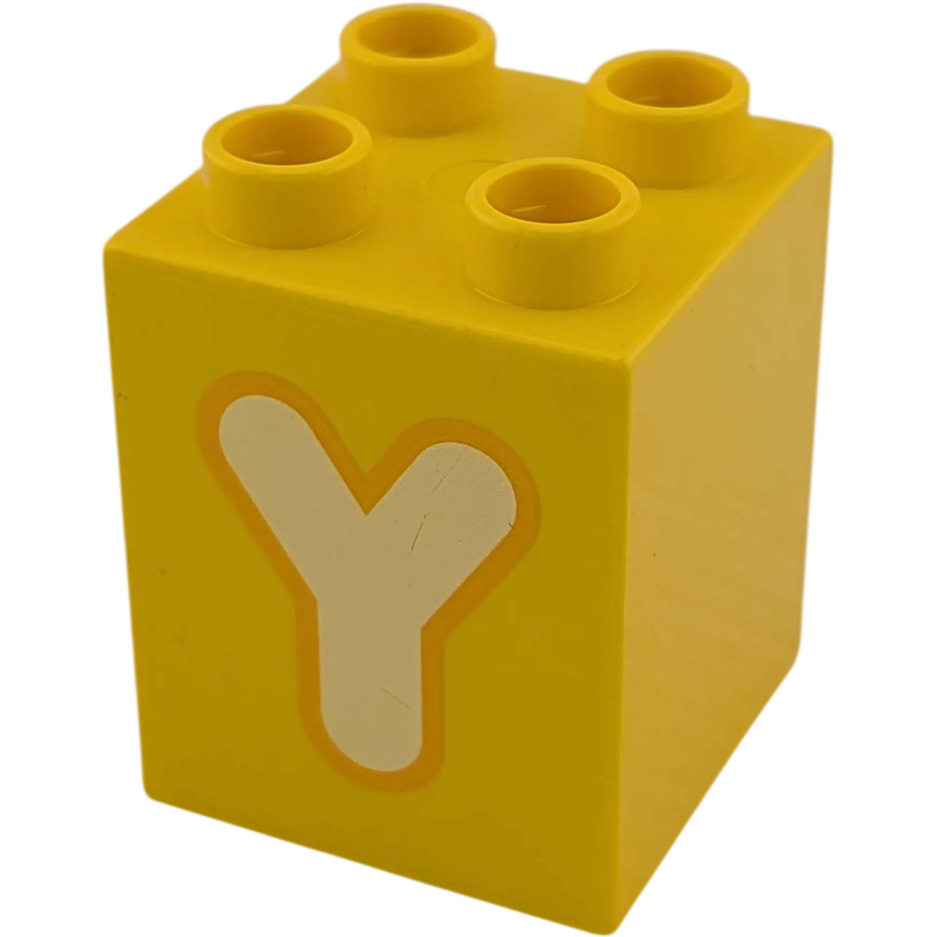 Lego Duplo 2x2x2 Stein Gelb Buchstabe Y Gelb