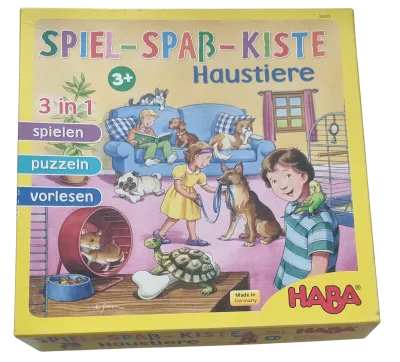 Haba Spiel-Spaß-Kiste Haustiere 302319