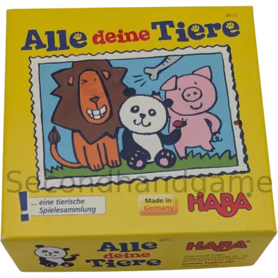Haba Alle deine Tiere 4915