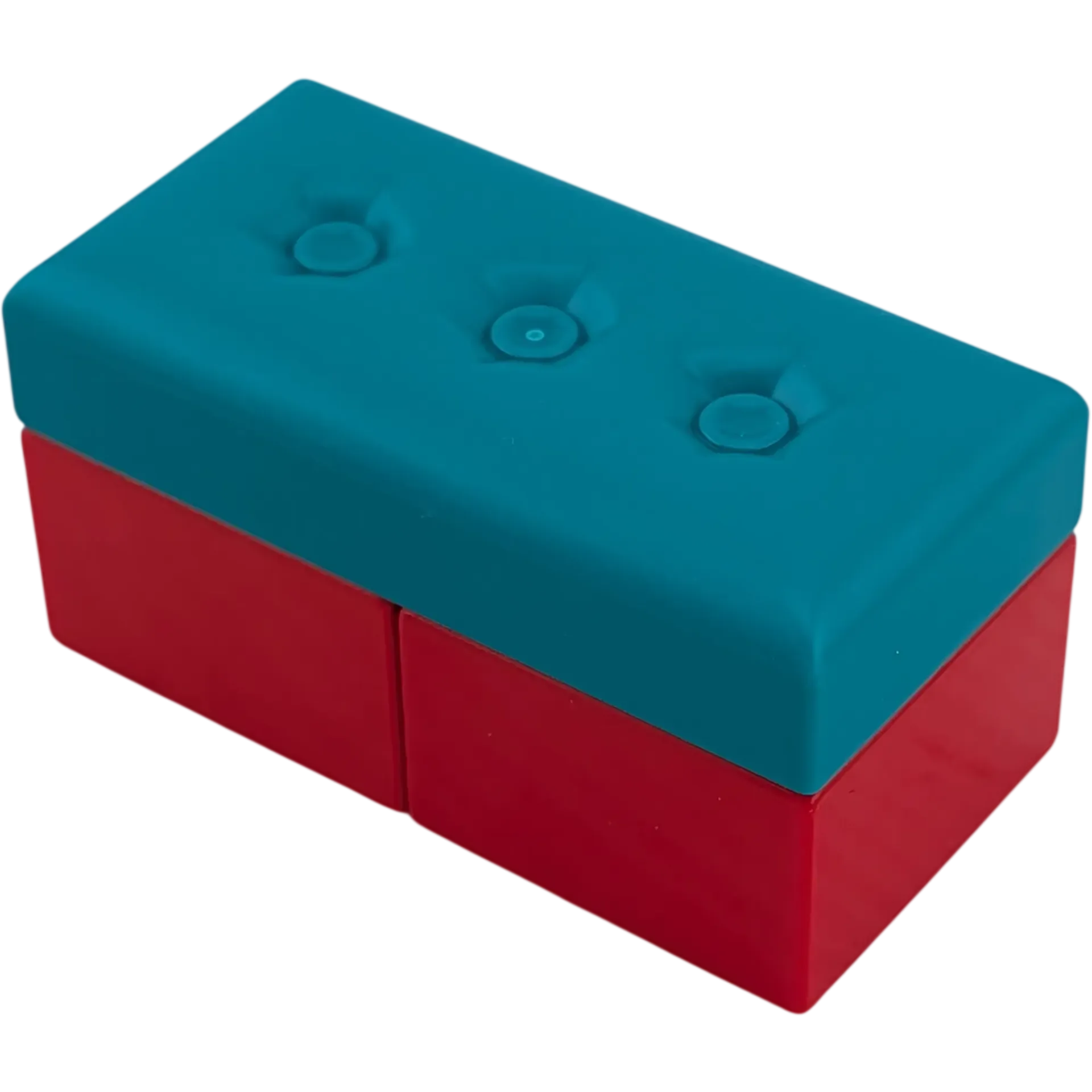 Lego Duplo Sofa Couch Wohnlandschaft türkise Sitzkissen, rote Bank
