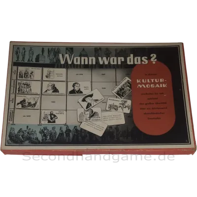 Kultur-Mosaik L.Tschov Wissensspiel Wann war das? Kultur-Mosaik ab 12 Jahre