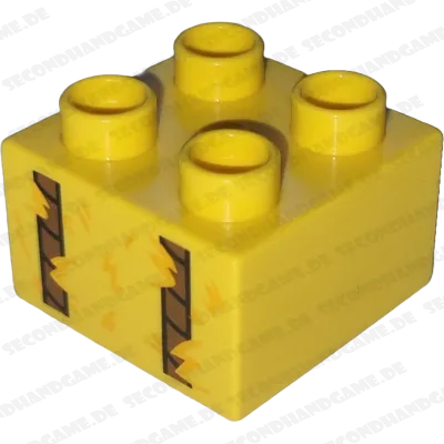 Lego Duplo 3437 Stein 2x2 Gelb Stroh Heu Tierfutter 3437