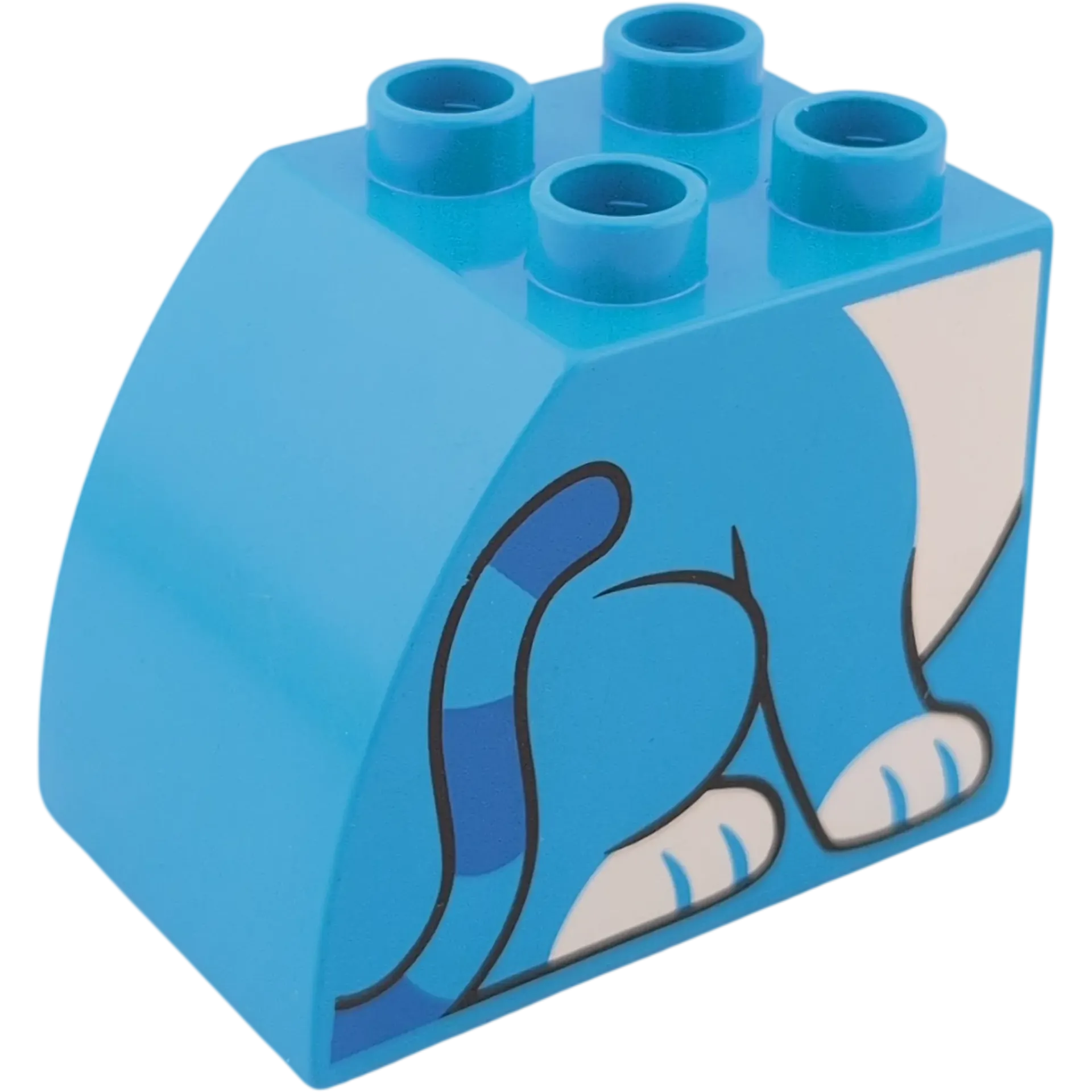 Lego Duplo Katzenunterteil Mittelblau