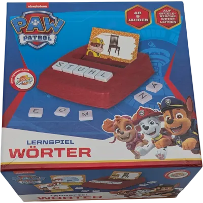 Paw Patrol Lernspiel Wörter