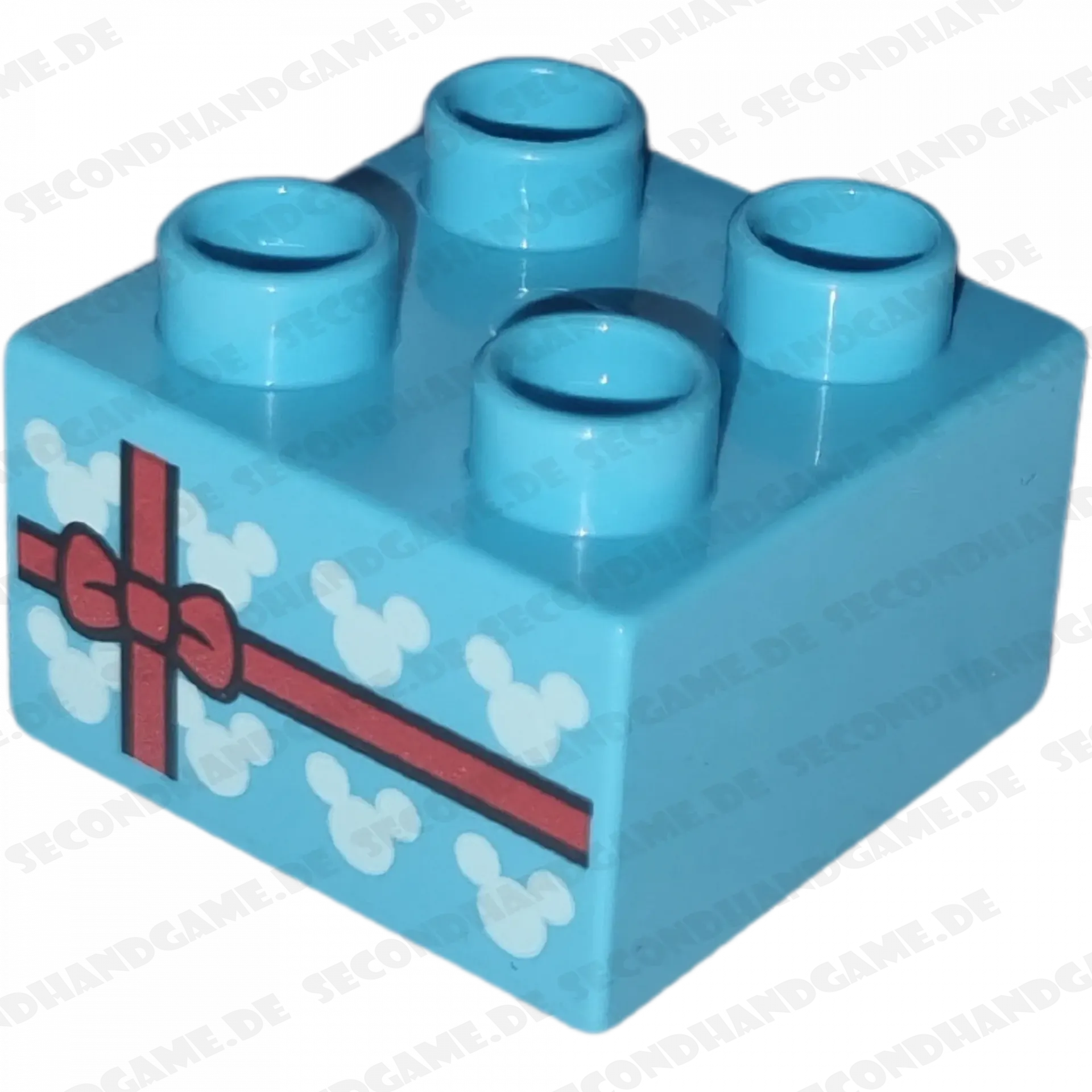 Lego Duplo 2x2 Stein Azur Geschenk Mickey Mouse