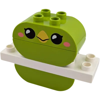 Lego Duplo Küken Grün Weiß aus vier Bausteinen