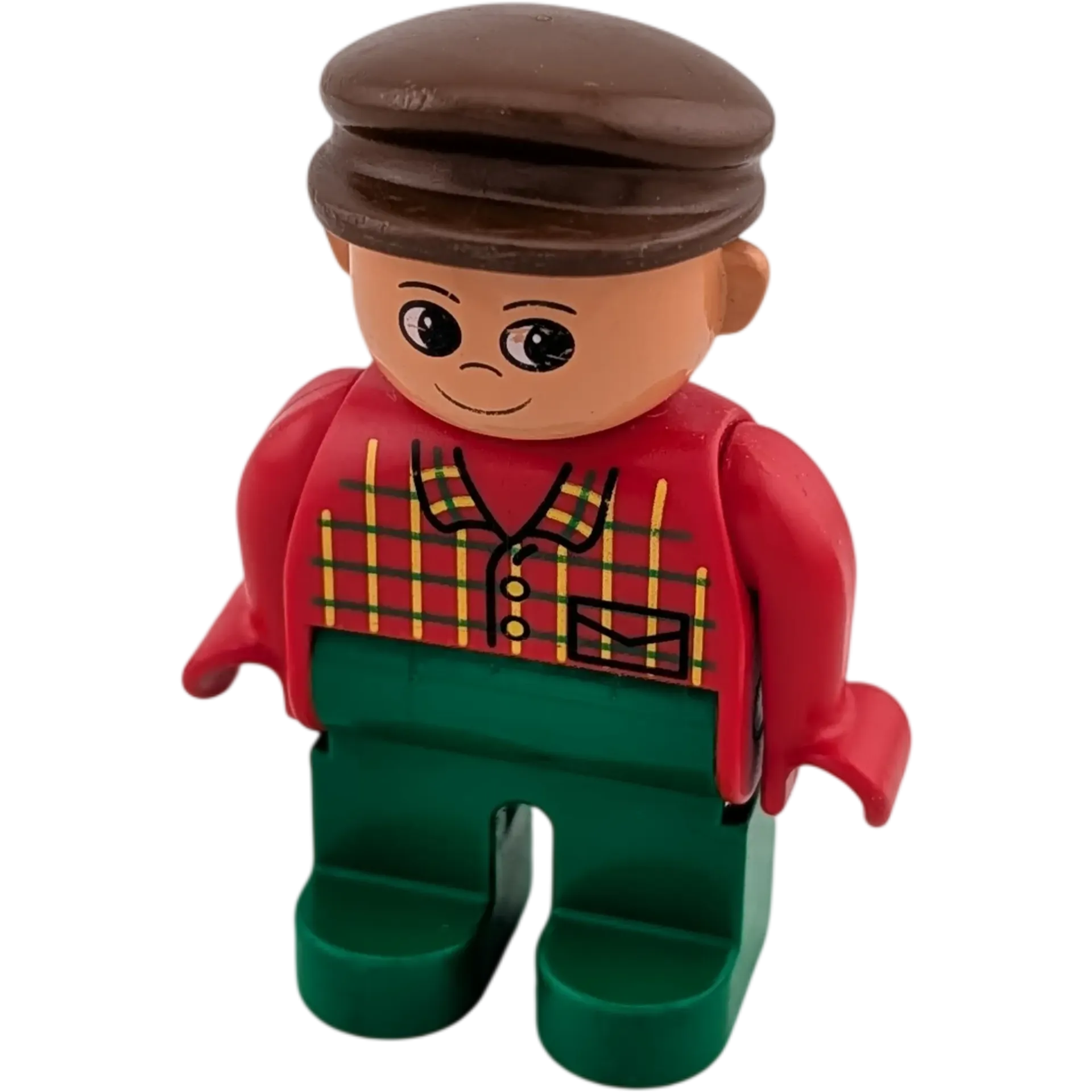 Lego Duplo Figur Mann 47394 Pfadfinder kariertes Hemd grüne Hose