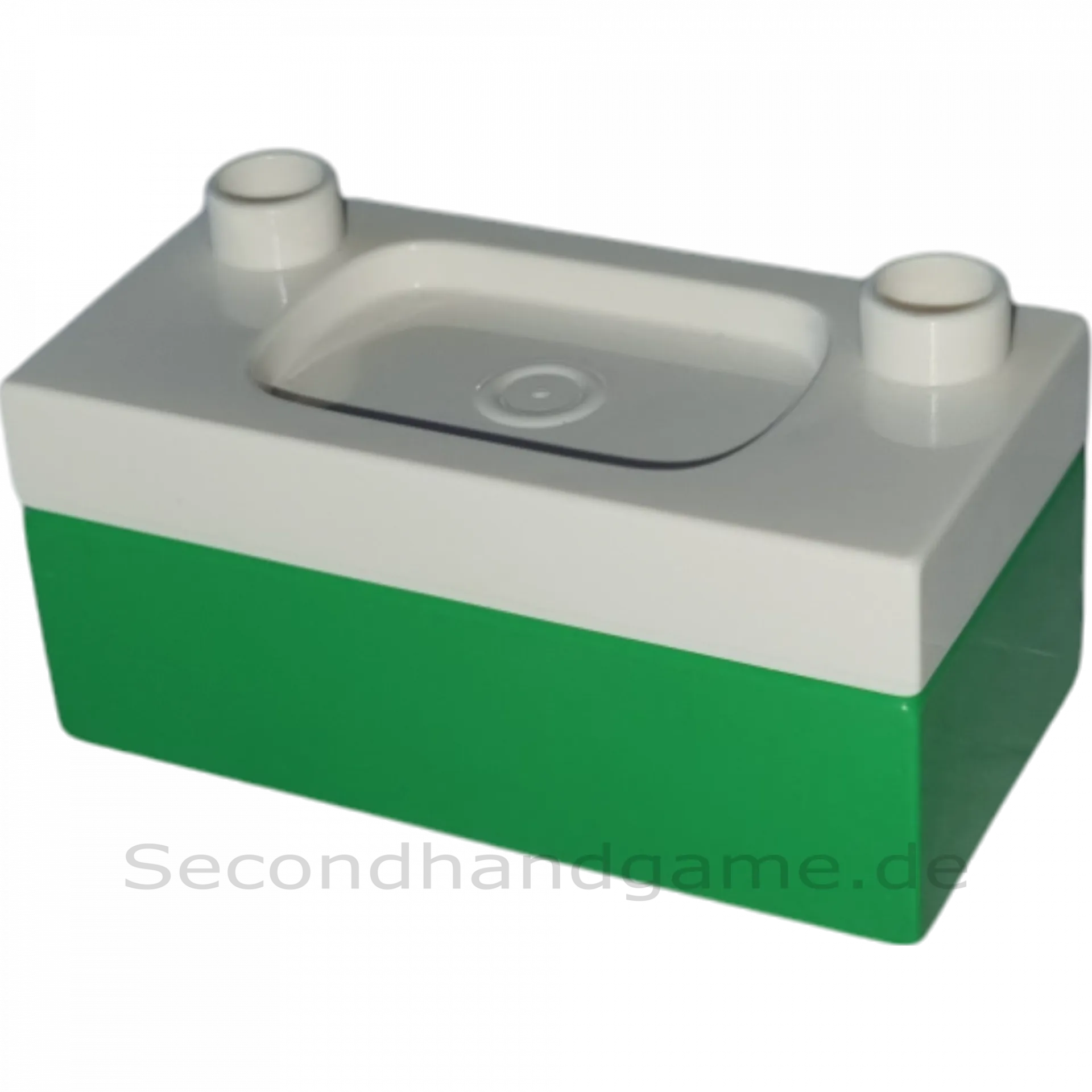 Lego Duplo Waschbecken Spüle Weiß Mittelgrün