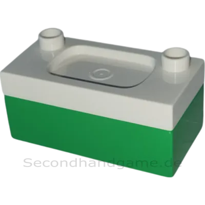 Lego Duplo Waschbecken Spüle Weiß Mittelgrün