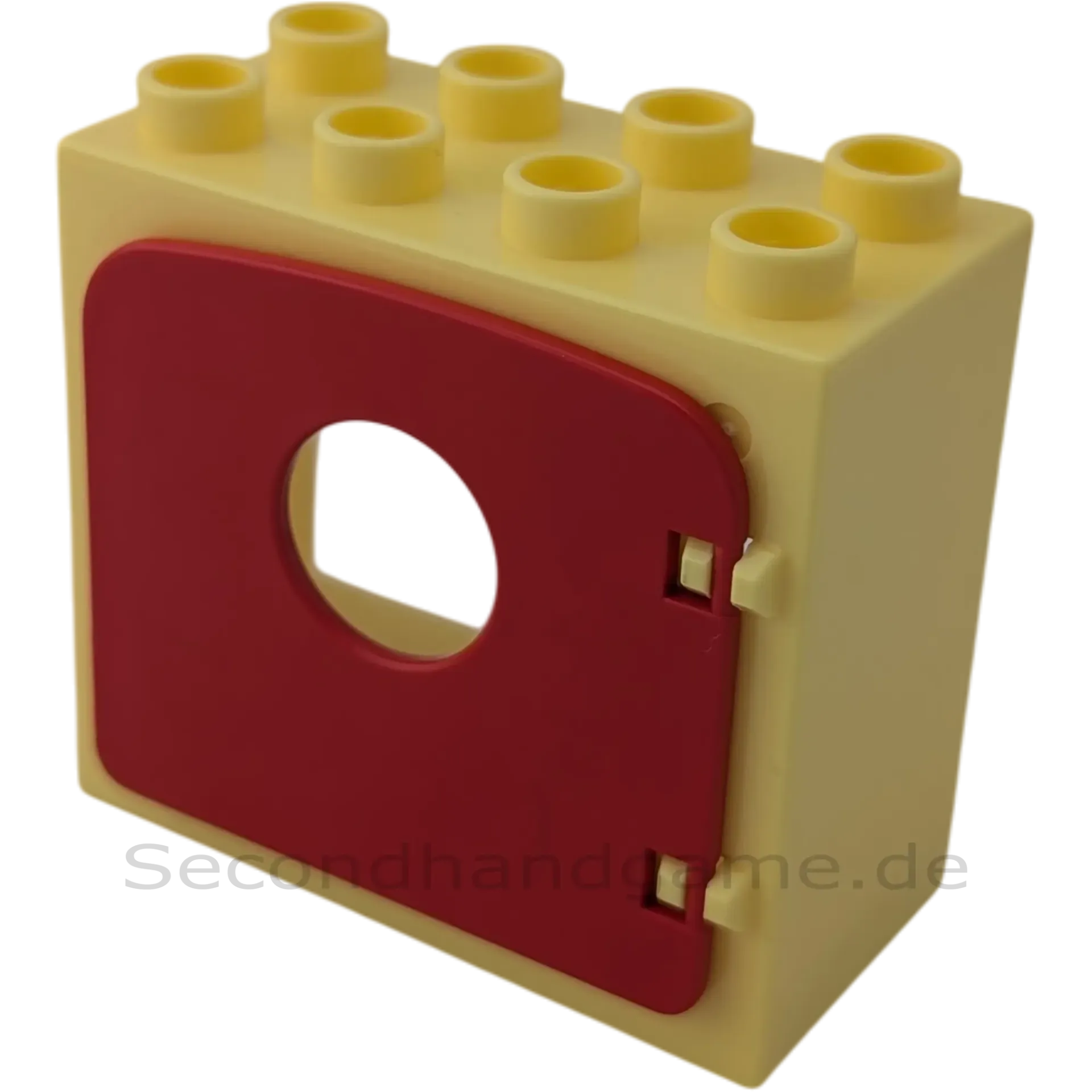 Lego Duplo 61649 Schrank Hellgelb mit Rotem Fenster mit Guckloch 2x4