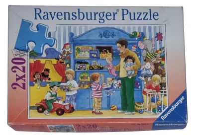 Ravensburger Beim einkaufen Puzzle 2 x 20 Teile 090228 Beim einkaufen