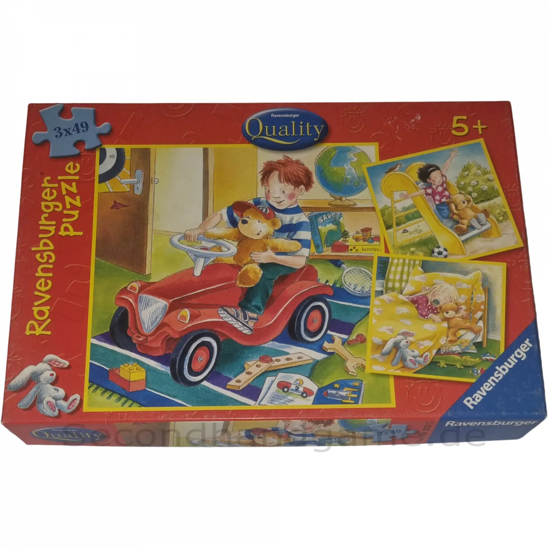 Ravensburger Puzzle 3 x 49 Teile Mein Teddy und ich 093335 