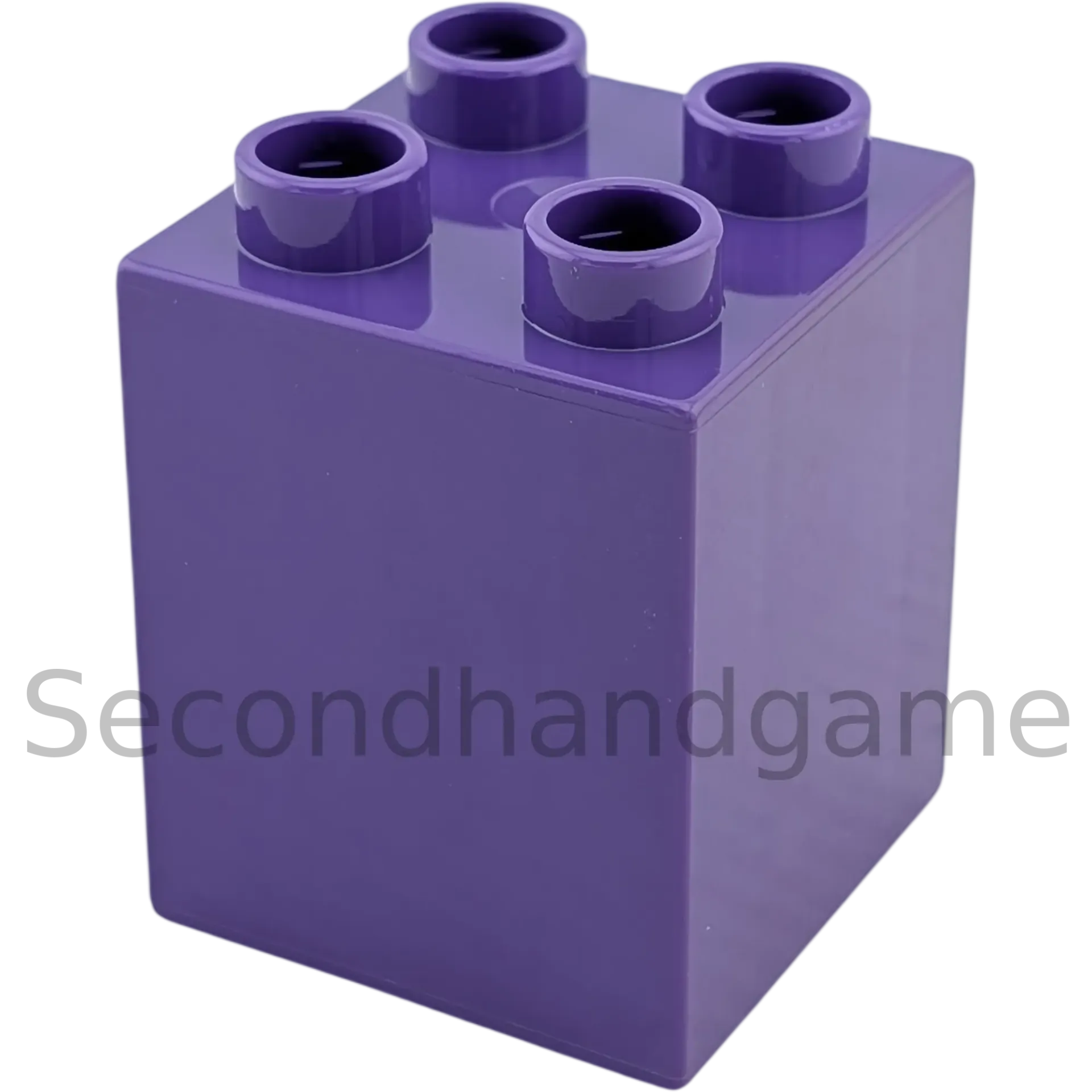 Lego Duplo 2x2x2 Doppelstein Dunkellila