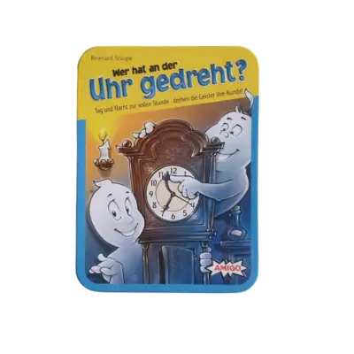 Amigo Wer hat an der uhr gedreht? Metalldose 8917