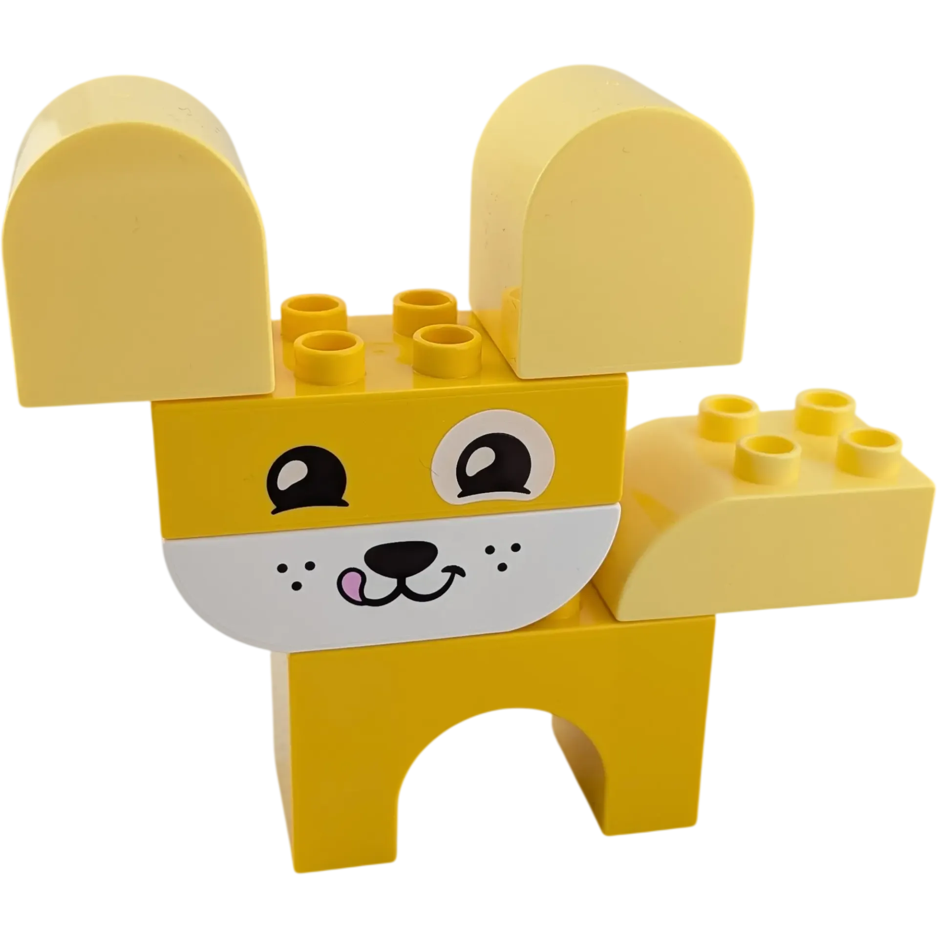 Lego Duplo Hund Gelb aus sechs Steinen