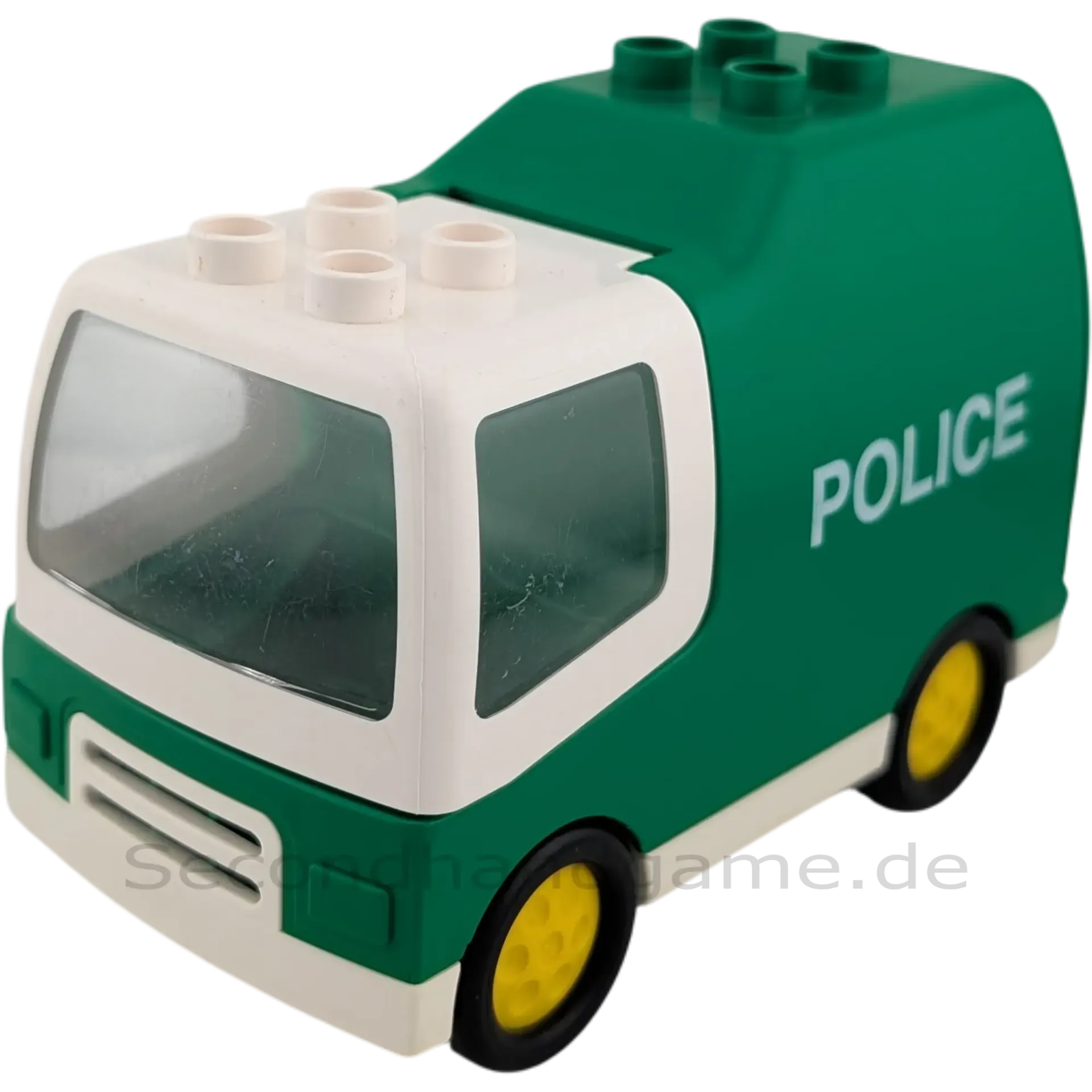 Lego Duplo Polizeiauto Groß Grün Weiß Gefangenentransport