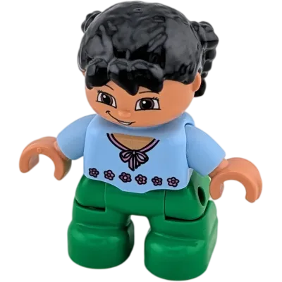 Lego Duplo Figur Mädchen 47394 Kind mit Blumen Pullover