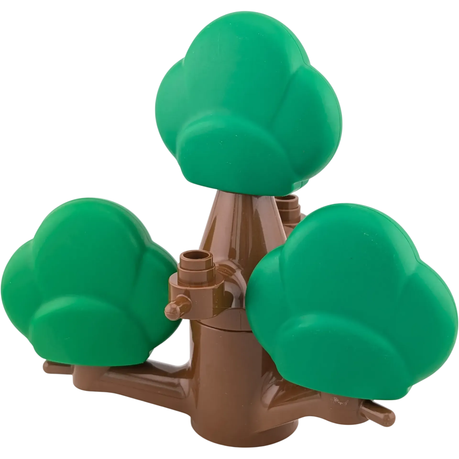 Lego Duplo 5 teilig Groß Baum Braun Busch Dunkelgrün