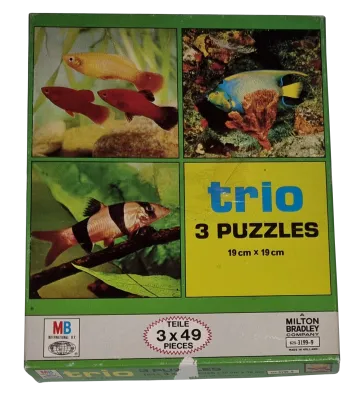 MB Trio Serie Puzzle 3 x 48 Teile 62531999 Fische