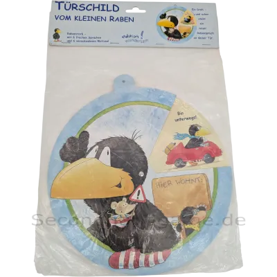 Esslinger Verlag Türschild vom kleinen Raben Socke, ab 3 Jahren