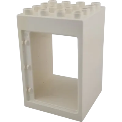 Lego Duplo 6360 Hauswand Weiß Durchgang ohne Tür 4x4