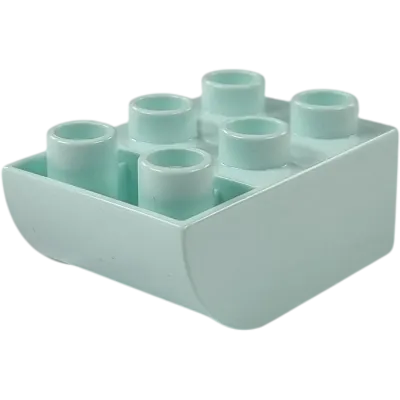 Lego Duplo 98252 Stein 2x3 gebogene Unterseite Mint