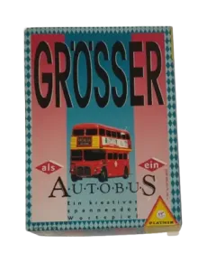 Piatnik Grösser als ein Autobus