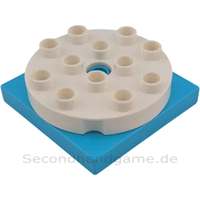 Lego Duplo 92005 Drehplatte Drehteller Azur Weiß