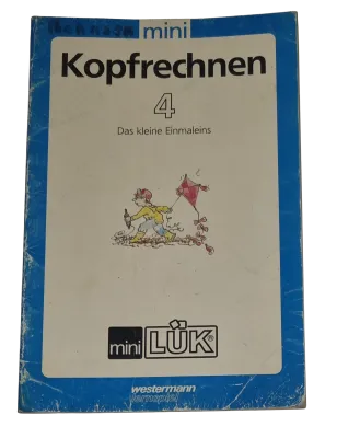 Mini Lük Kopfrechnen 4 Das kleine Einmaleins