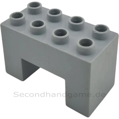 Lego Duplo 2x4x2 Brücke Brückenstein 6394 Grau