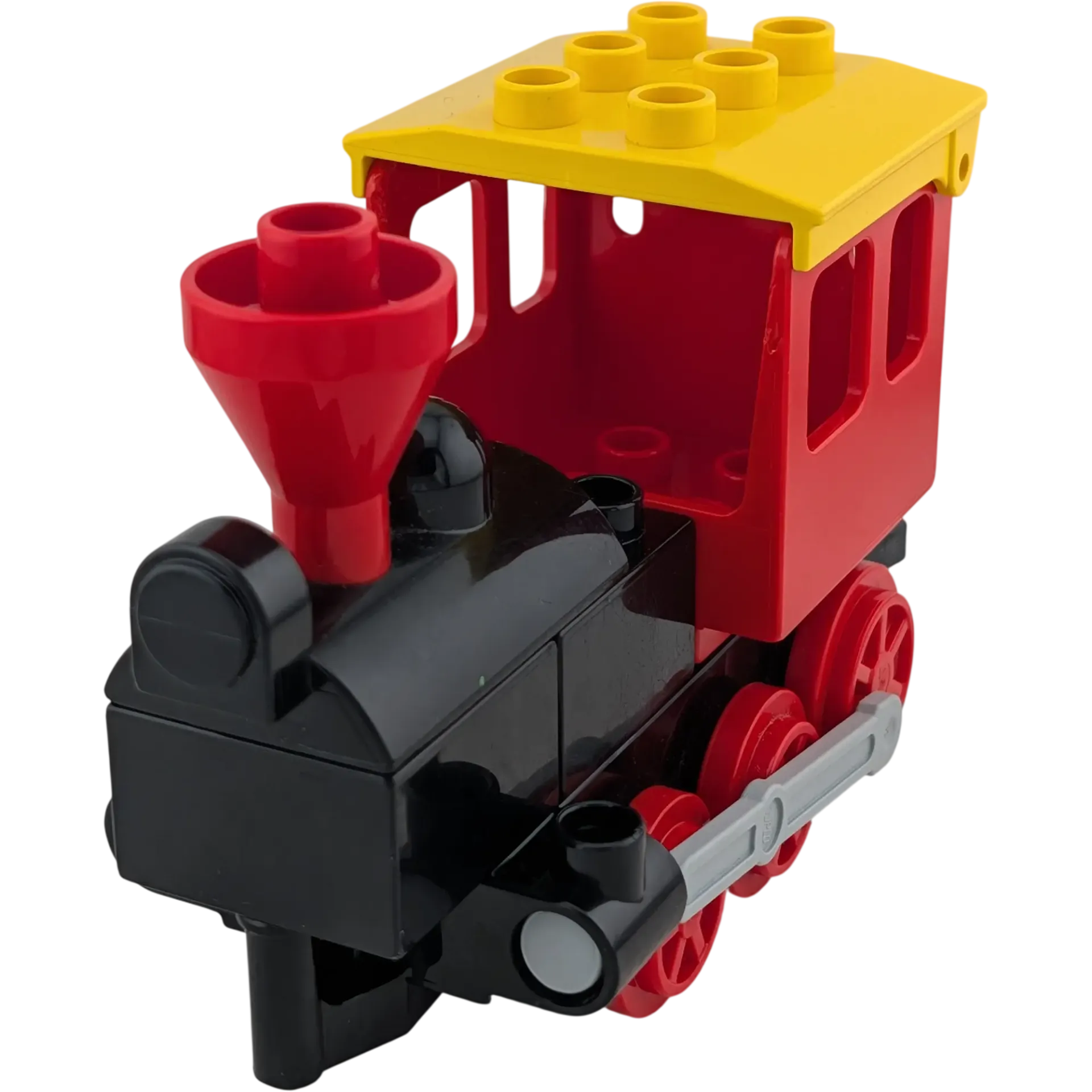 Lego Duplo Eisenbahn Zug Schiebelok Schwarz Rot Gelb