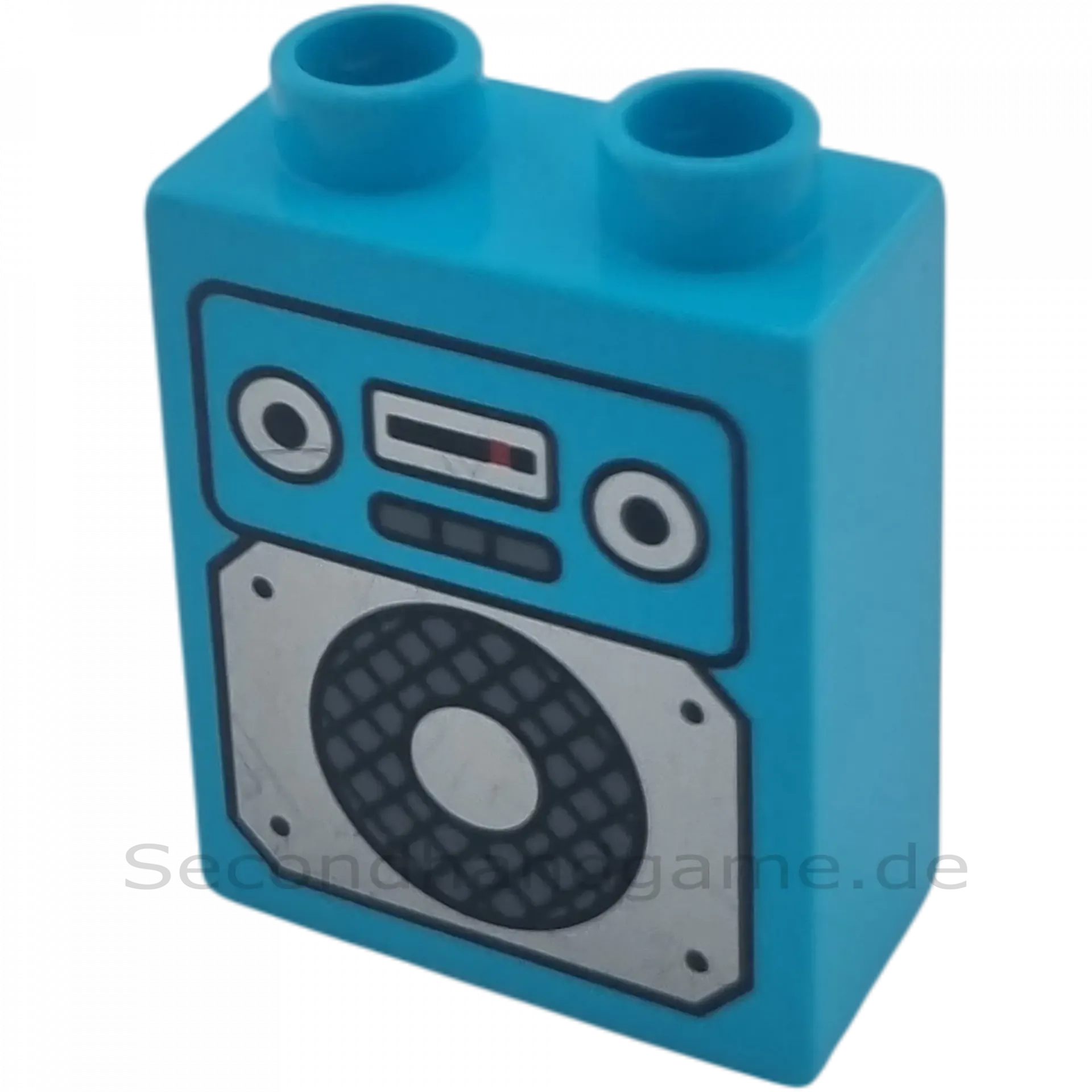 Lego Duplo 1x2 Stein Azur Radio 4066