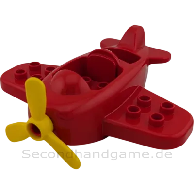 Lego Duplo Flugzeug Rot Gelb