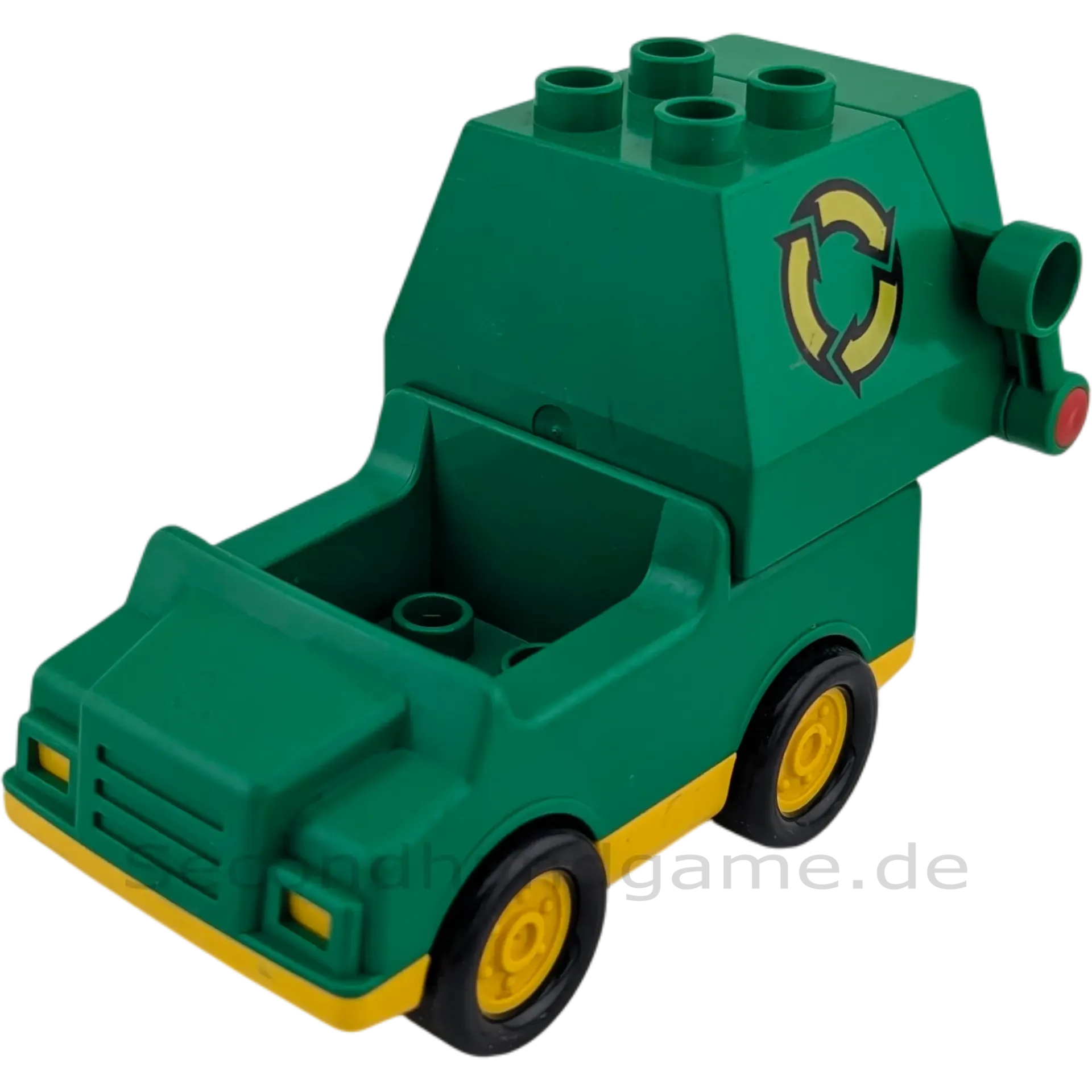 Lego Duplo Müllauto Grün mit Recyclingzeichen