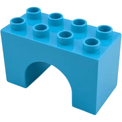 Lego Duplo 2x4x2 Brücke Brückenstein Rundtor 11198 Azur