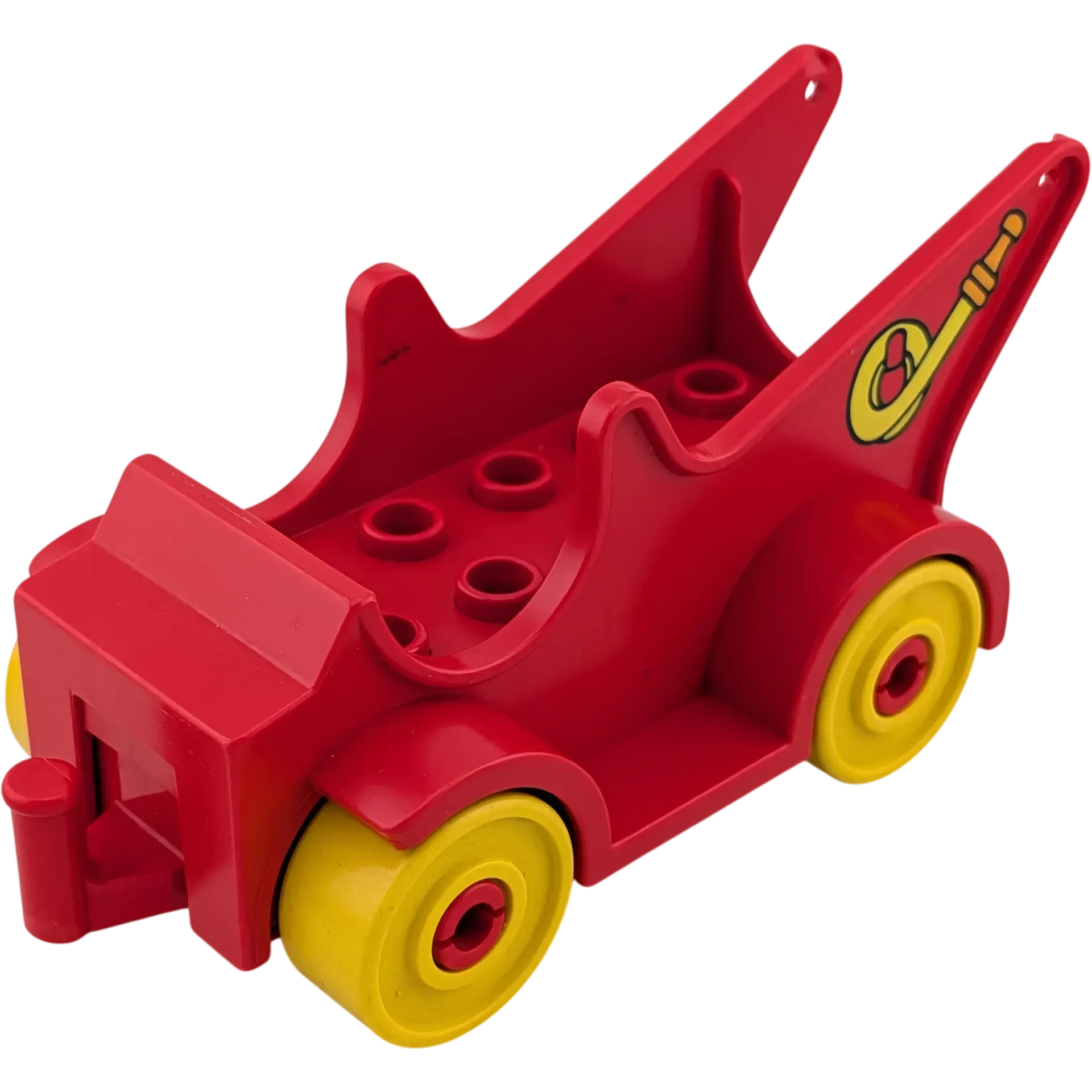 Lego Duplo Auto Rot Feuerwehrauto 4251 mit gelben Räder