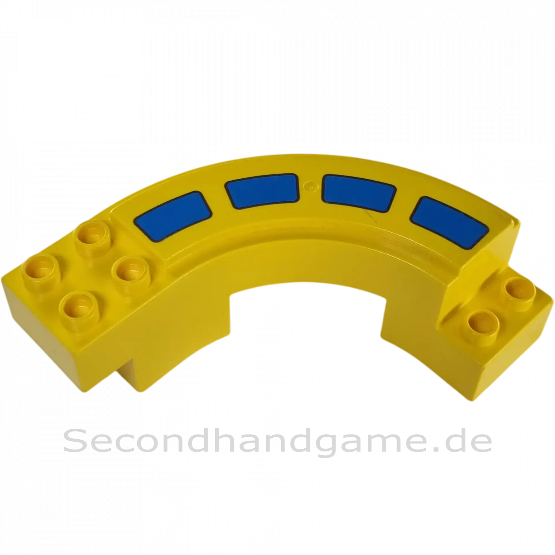 Lego Duplo 31205 Rennstrecke gebogene Kurve Gelb