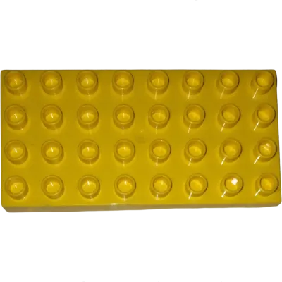 Lego Duplo Platte 4x8 Bauplatte Sonnengelb