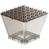 Lego Duplo 6361 Flughafen Tower Schütte Transparent Schwarz
