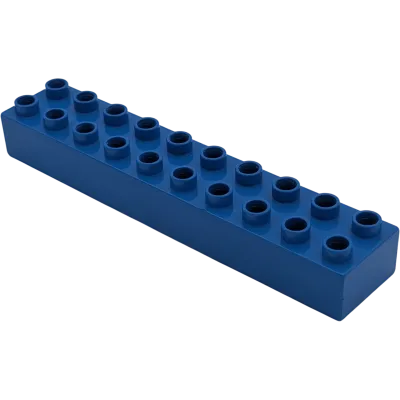 Lego Duplo 2x10 Stein 2291 Dunkelblau