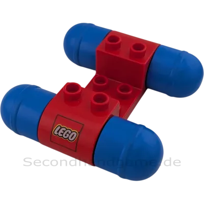Lego Duplo 31216 Roter Autobasis mit Blauen Rädern Lego Logo