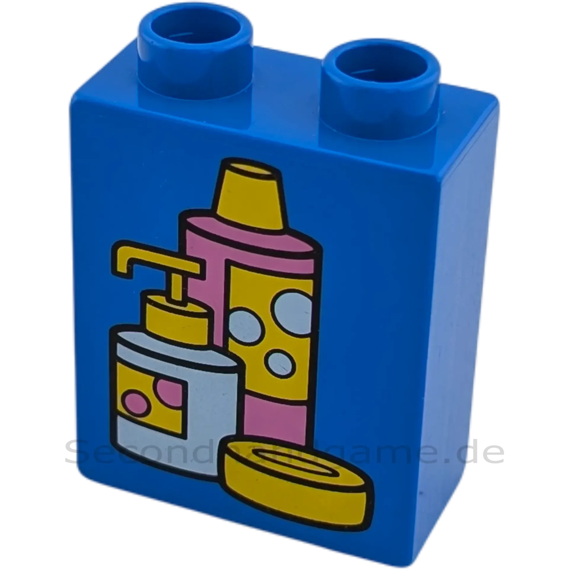 Lego Duplo  1x2 Stein Seife Duschgel Blau