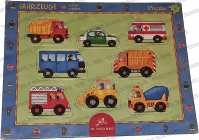 Die Spiegelburg Rahmenpuzzle Fahrzeuge 8 Teile