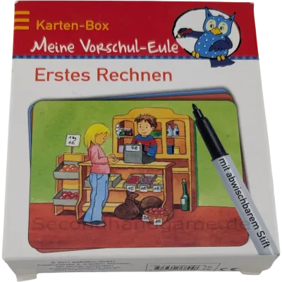 arsEdition Karten-Box Meine Vorschul-Eule Erstes Rechnen, ab 4 Jahren